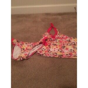 Dream Wave Girls Graphic 2 Piece Swim Set Bikini Bottom & Top Size 10/12